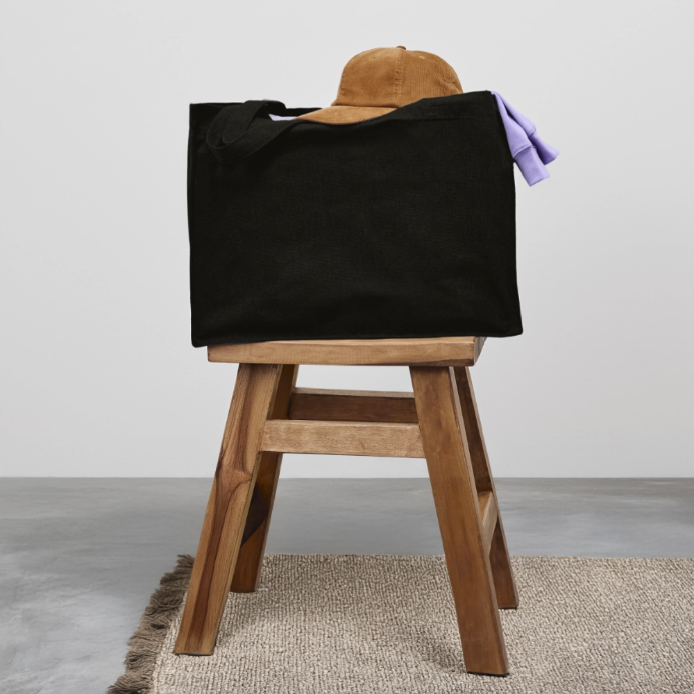 Cabas recyclé - Magazine - noir