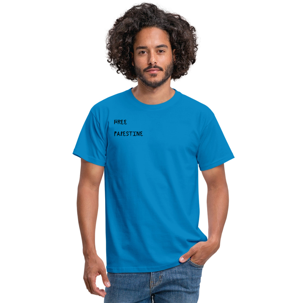 T-shirt Homme - PALESTINE - bleu royal
