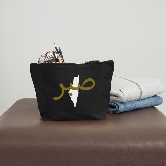 Pochette en toile taille S - noir