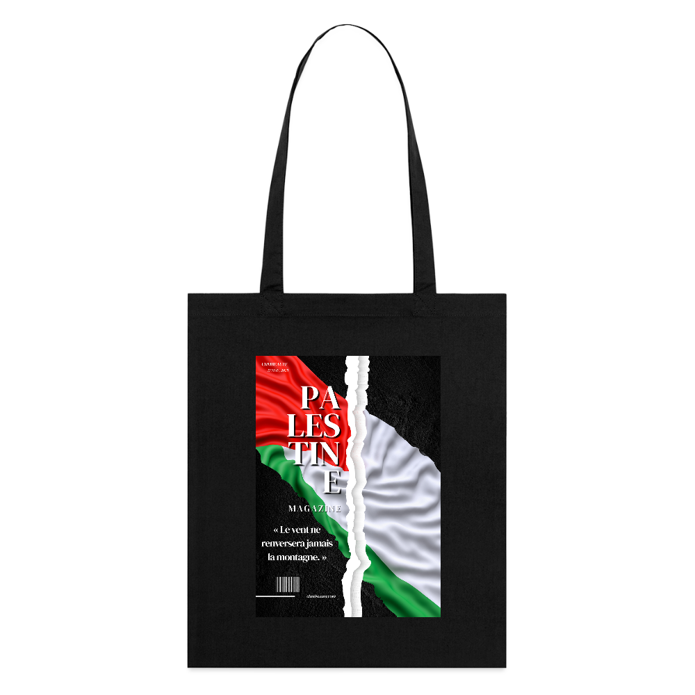 Tote bag bio - Magazine - noir