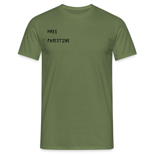 T-shirt Homme - PALESTINE - vert militaire