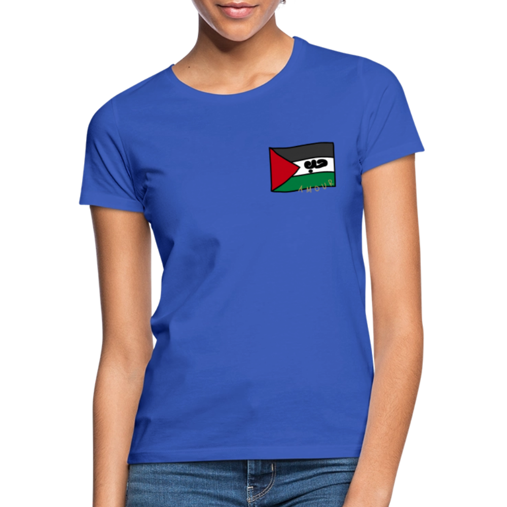 T-shirt Femme - bleu royal