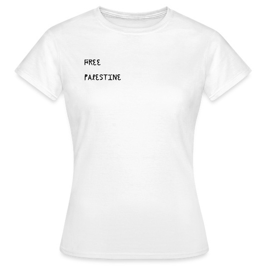 T-shirt Femme - PALESTINE - blanc
