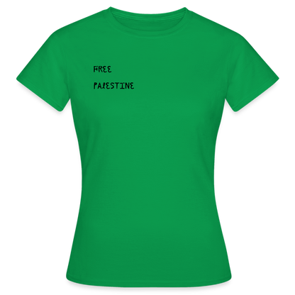 T-shirt Femme - PALESTINE - vert