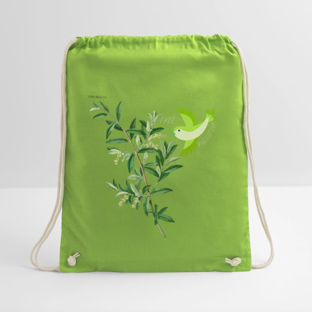 Sac de sport léger - Oiseau - vert néon