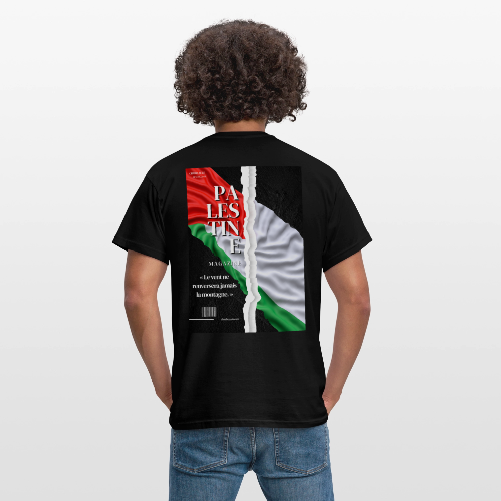 T-shirt Homme - Magazine - noir