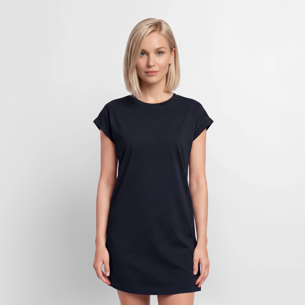 Robe T-shirt femme Premium en coton bio - bleu marine