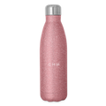 Gourde isotherme pailletée 500 ml - paillettes roses