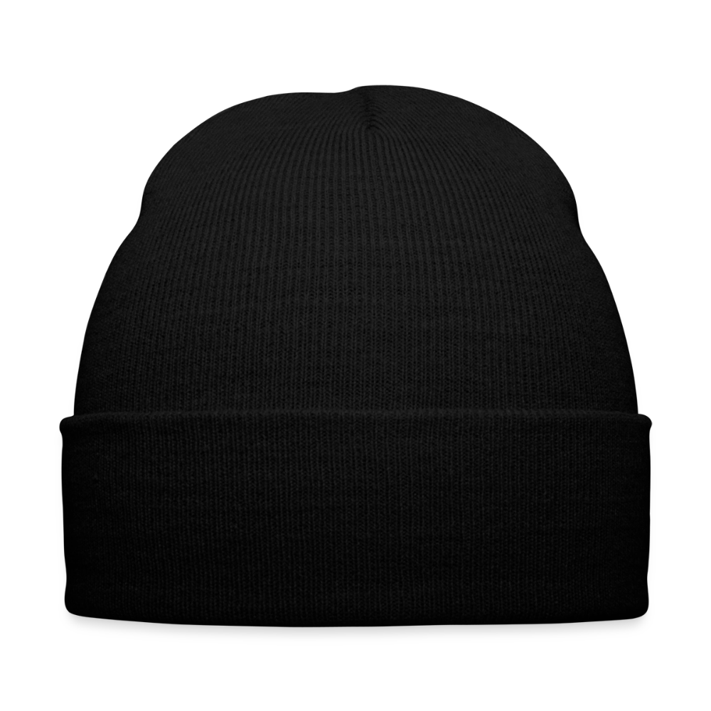 Bonnet d'hiver personnalisable en broderie - noir