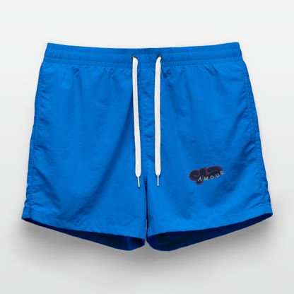 Short de bain (brodé) - cobalt blue