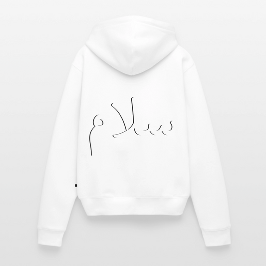 Sweat-shirt à capuche سلام - blanc