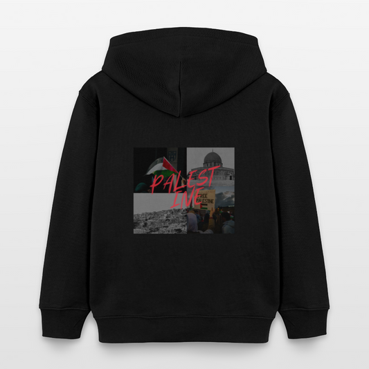 Sweat à capuche bio - noir