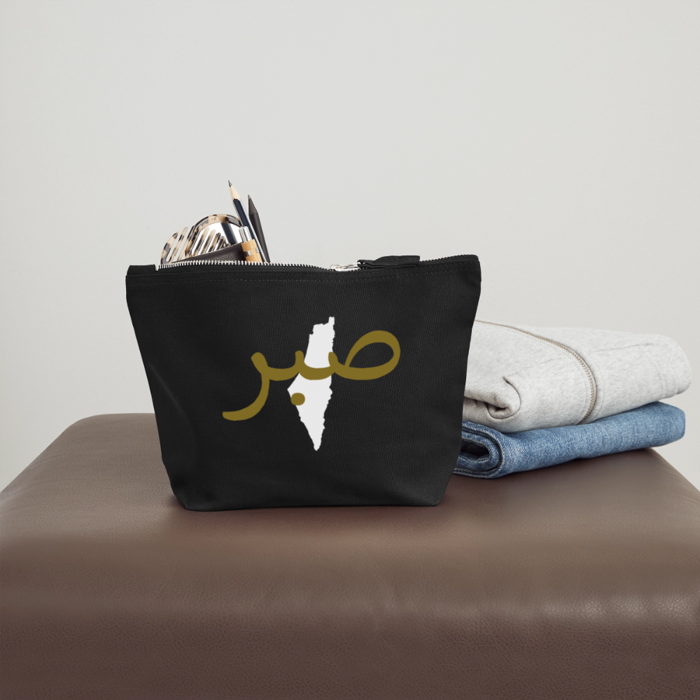 Pochette en toile taille S - noir