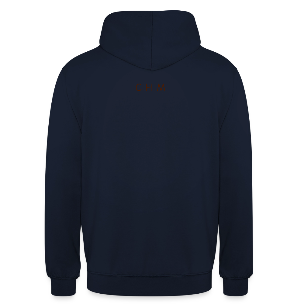 Sweat-shirt à capuche unisexe - marine