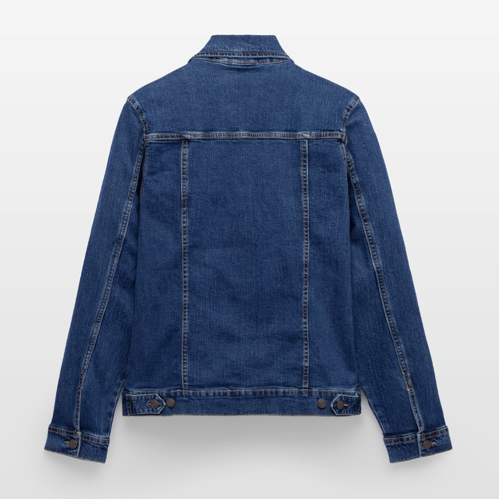 Veste en jean unisexe - bleu foncé délavé