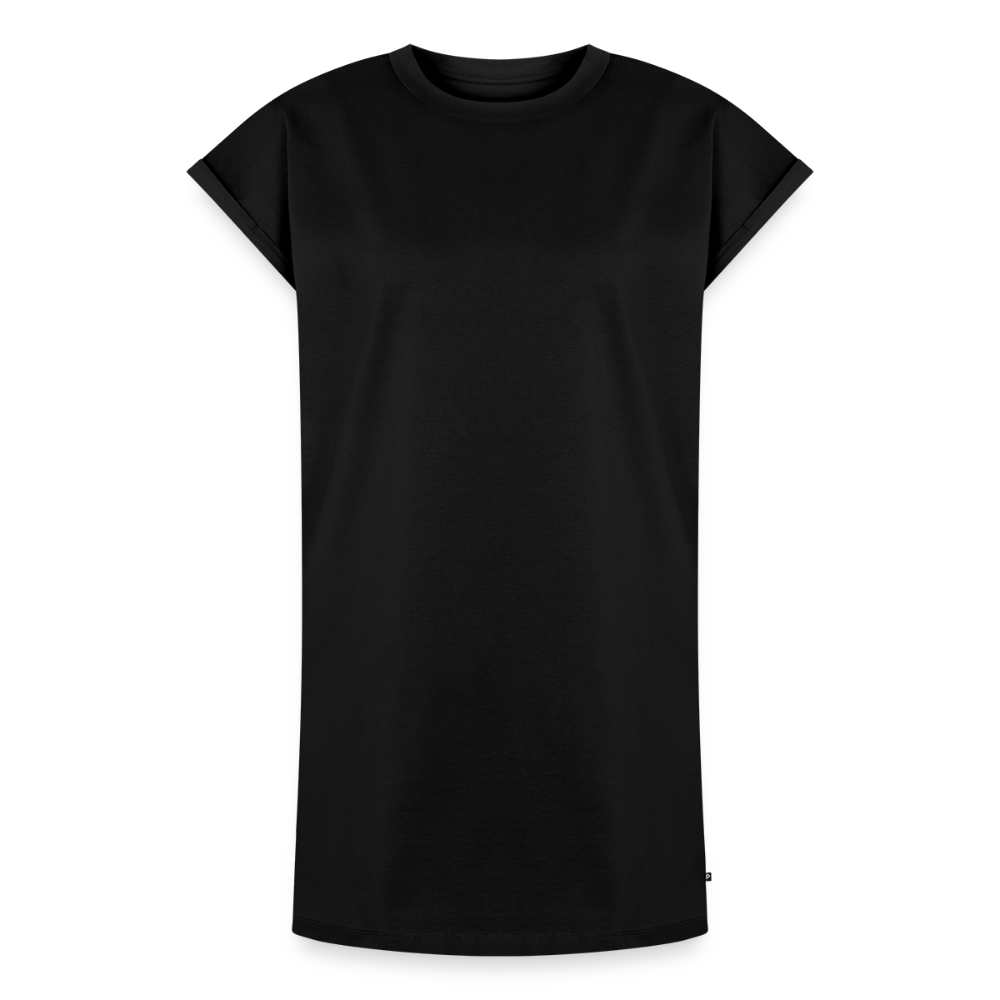 Robe T-shirt femme Premium en coton bio - noir