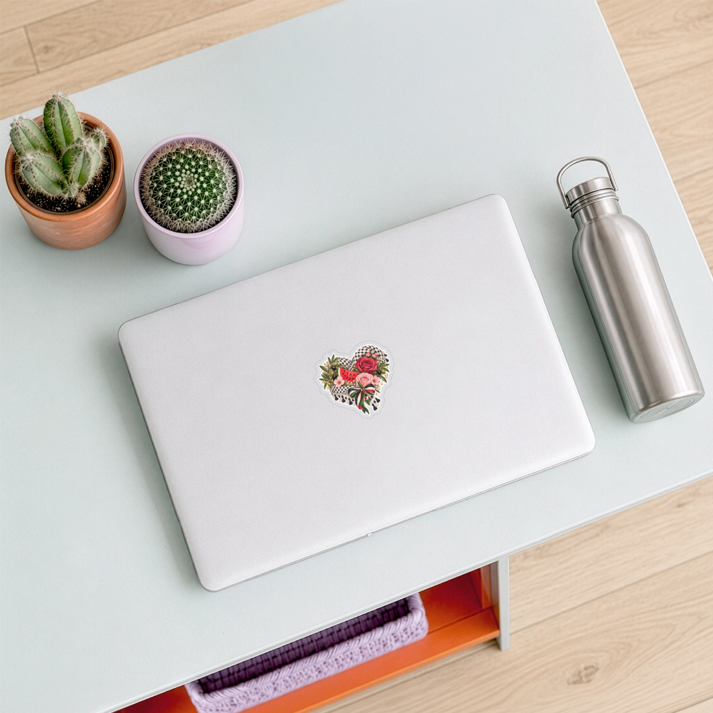 Sticker taille S (10 x 10 cm) - brillant transparent