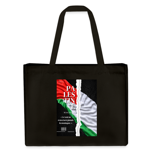 Cabas recyclé - Magazine - noir