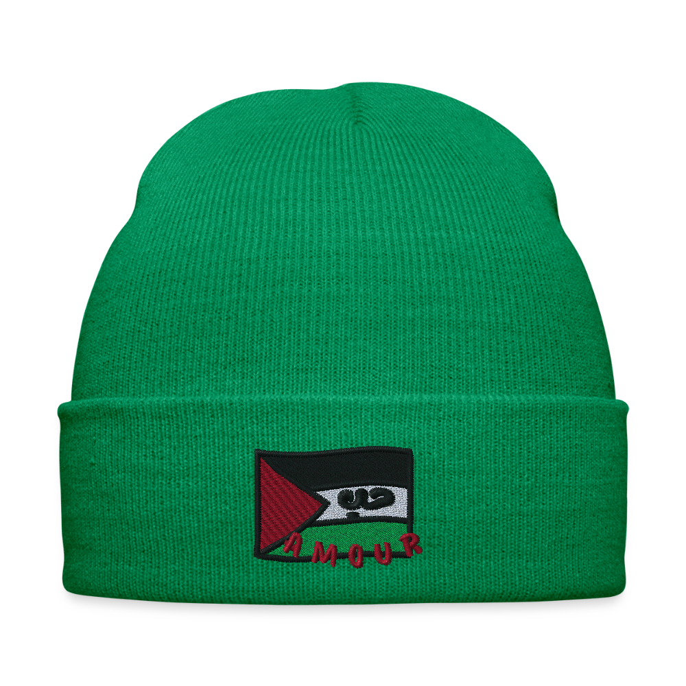 Bonnet - Amour (brodée) - vert