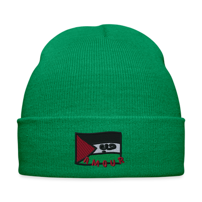 Bonnet - Amour (brodée) - vert