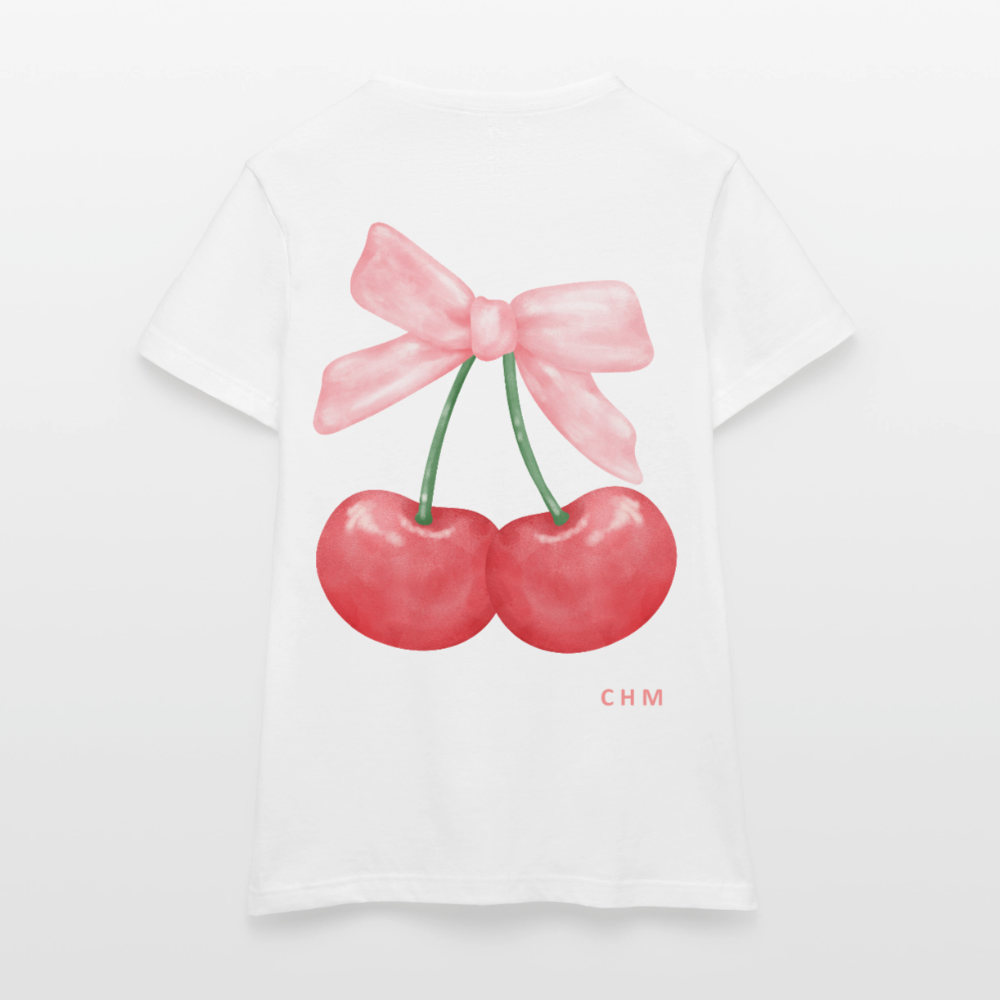 T-shirt - Cerisette - blanc
