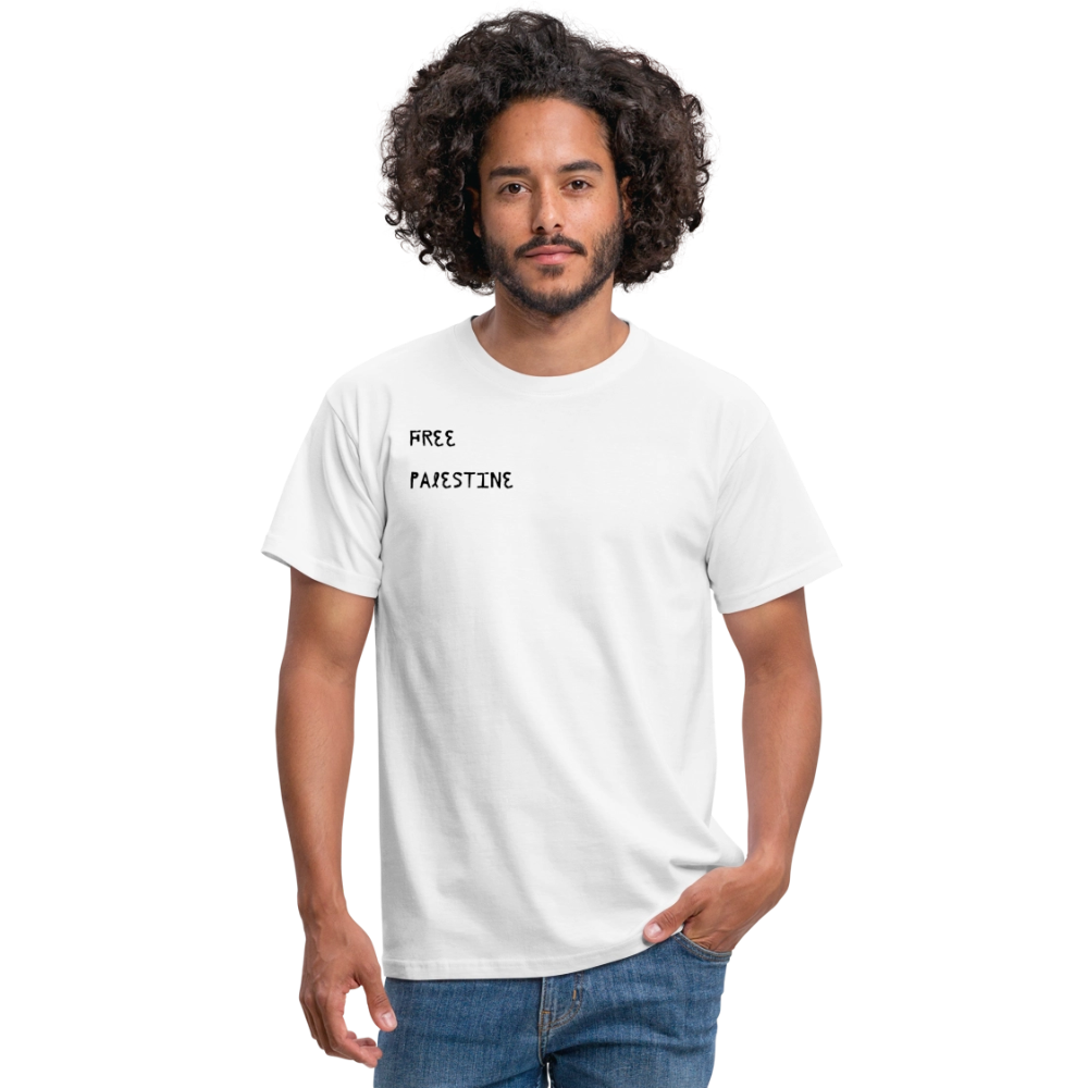 T-shirt Homme - PALESTINE - blanc