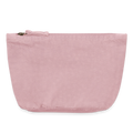 Pochette zippée vintage 18 x 21 cm - rose vintage