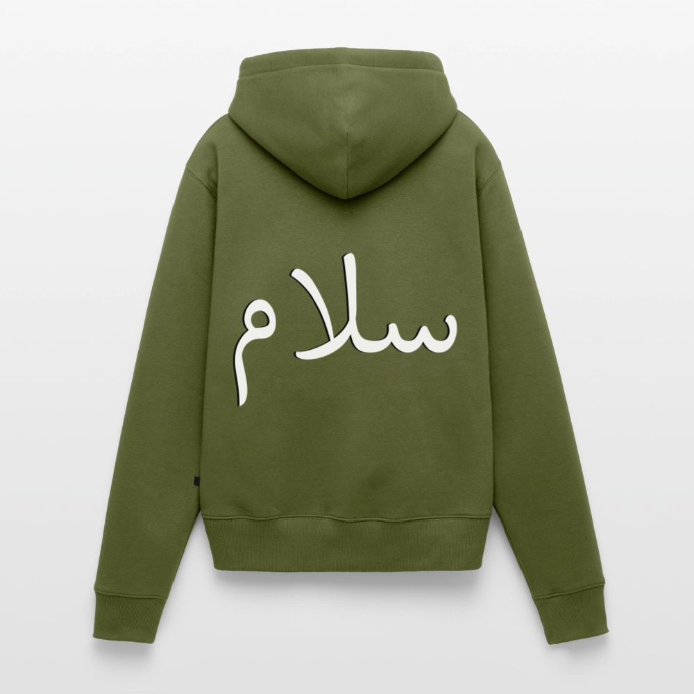 Sweat-shirt à capuche femmes سلام - kaki