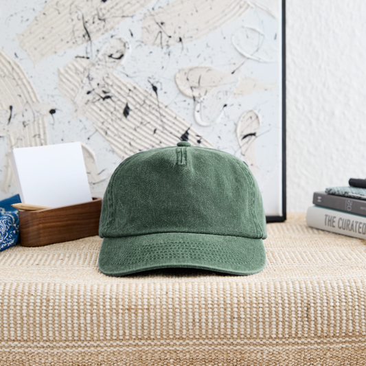 Casquette CHM - vert bouteille vintage 