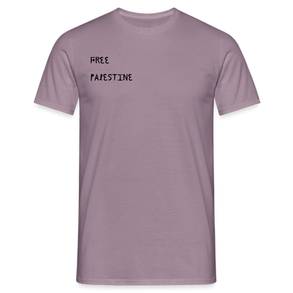 T-shirt Homme - PALESTINE - mauve gris 