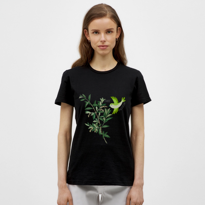 T-shirt Femme - Oiseau - noir