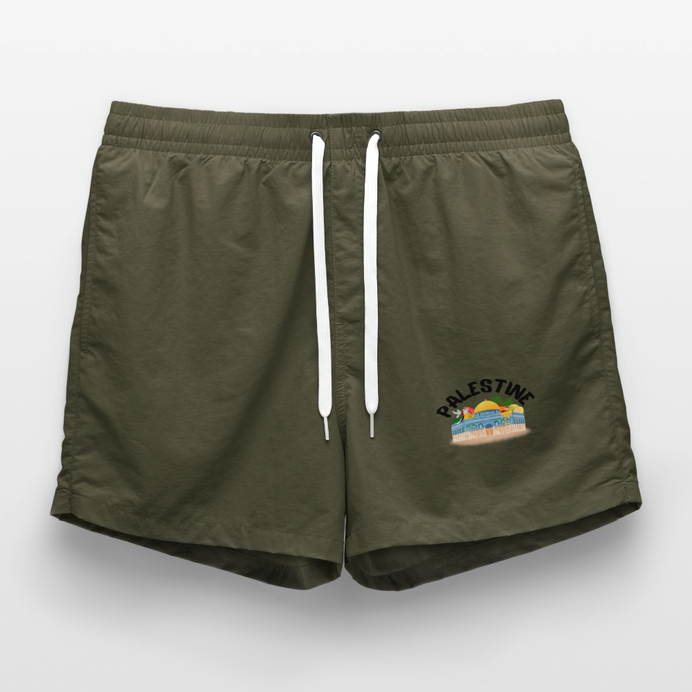 Short de bain - vert olive