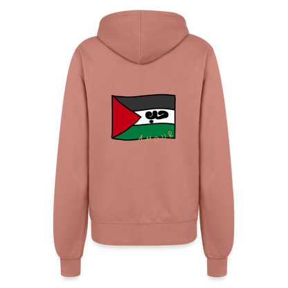 Veste à capuche Femme - rose poudré