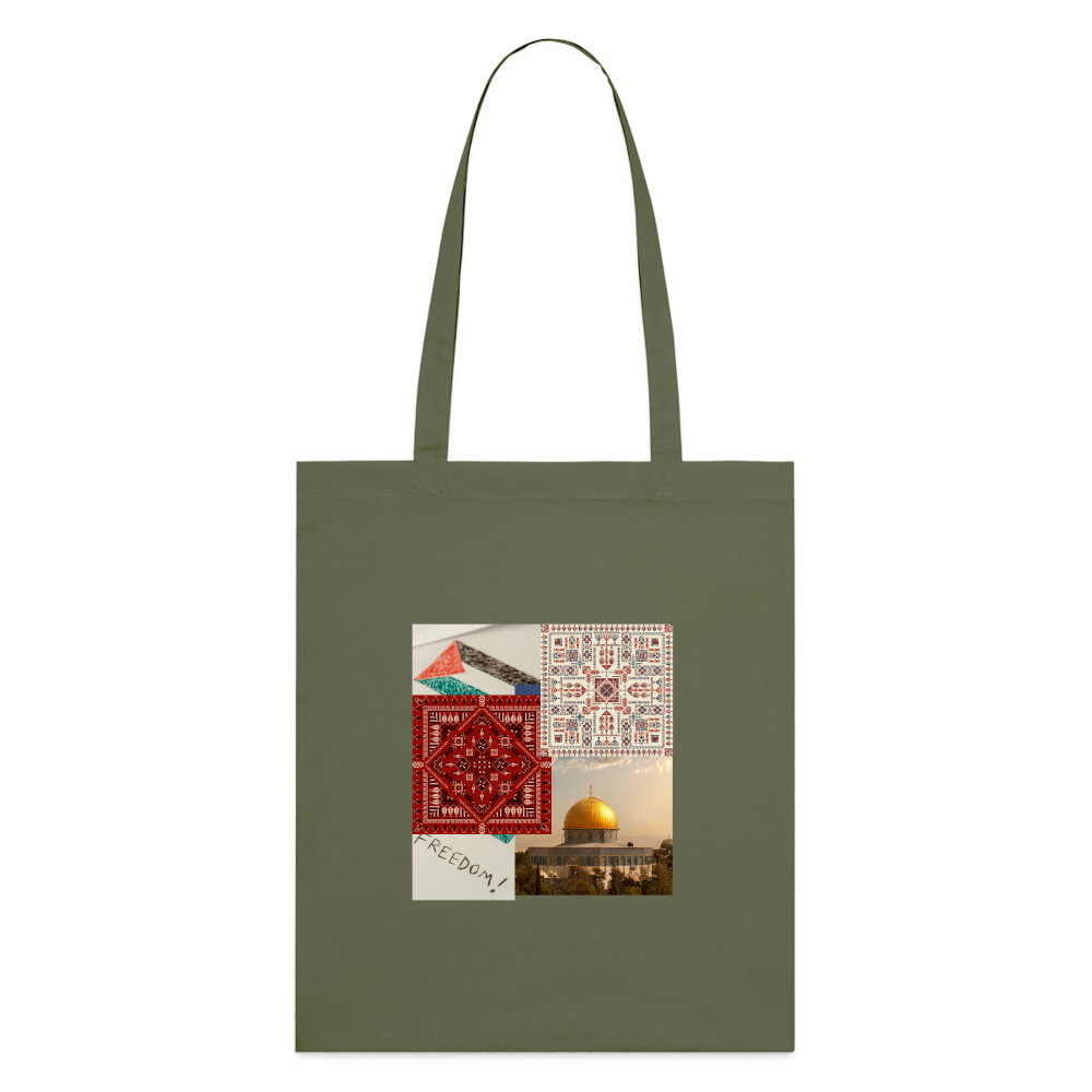 Tote bag bio - kaki