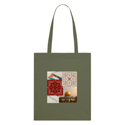 Tote bag bio - kaki