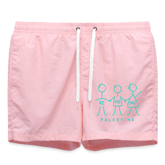 Short de bain - Re Fré Pali - rose