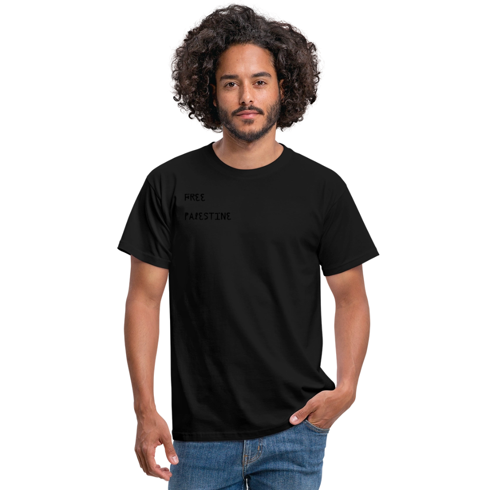 T-shirt Homme - PALESTINE - noir