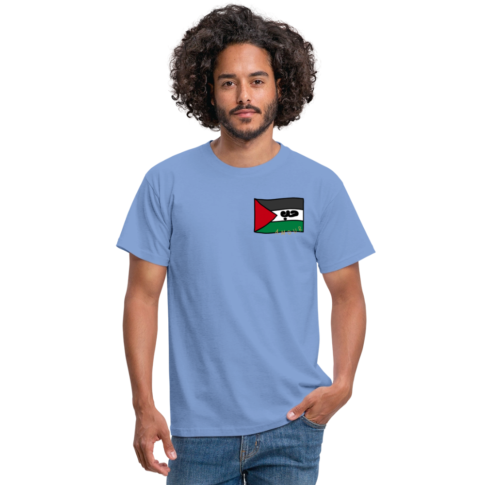 T-shirt Homme - carolina blue