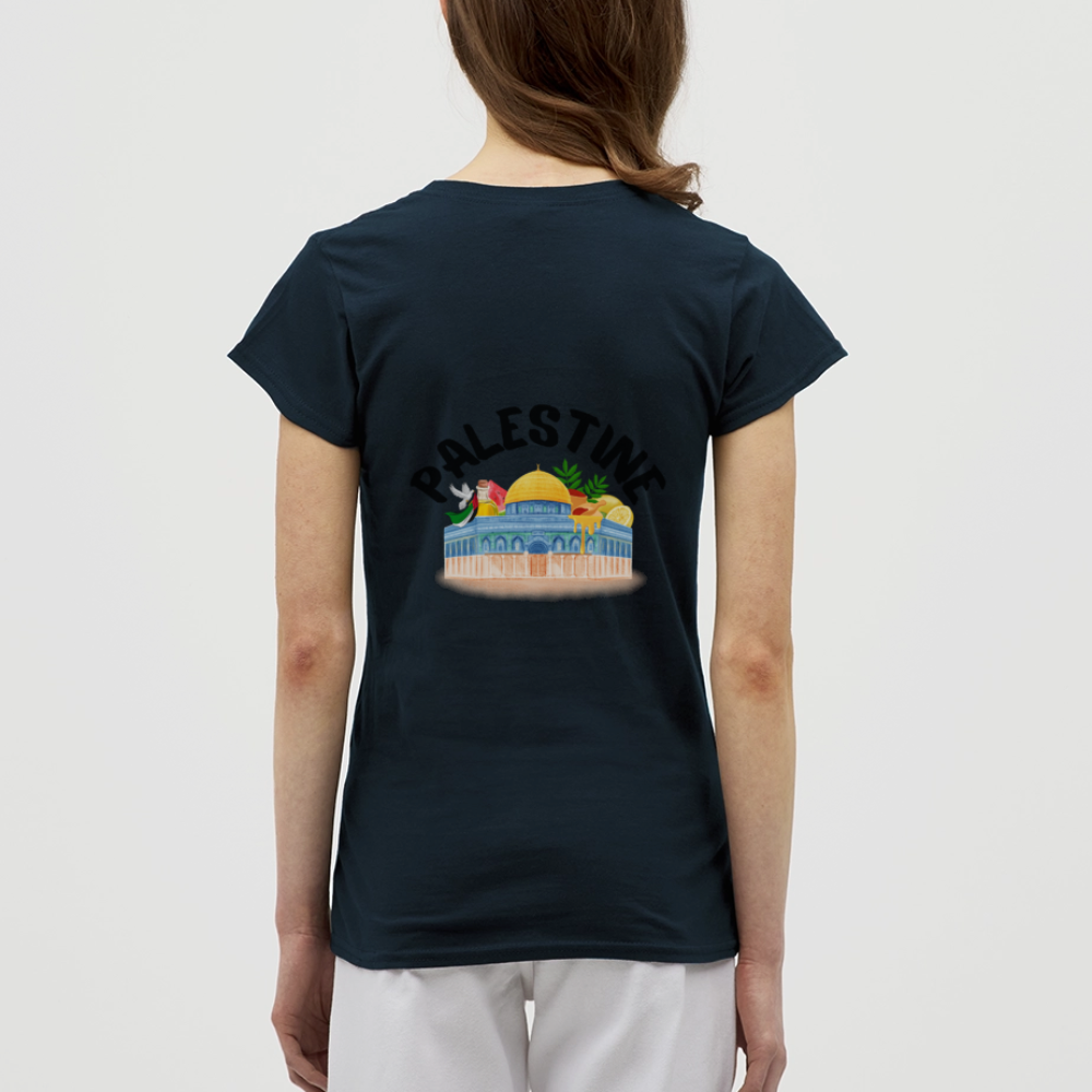T-shirt Femme - PALESTINE - marine