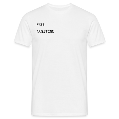 T-shirt Homme - PALESTINE - blanc