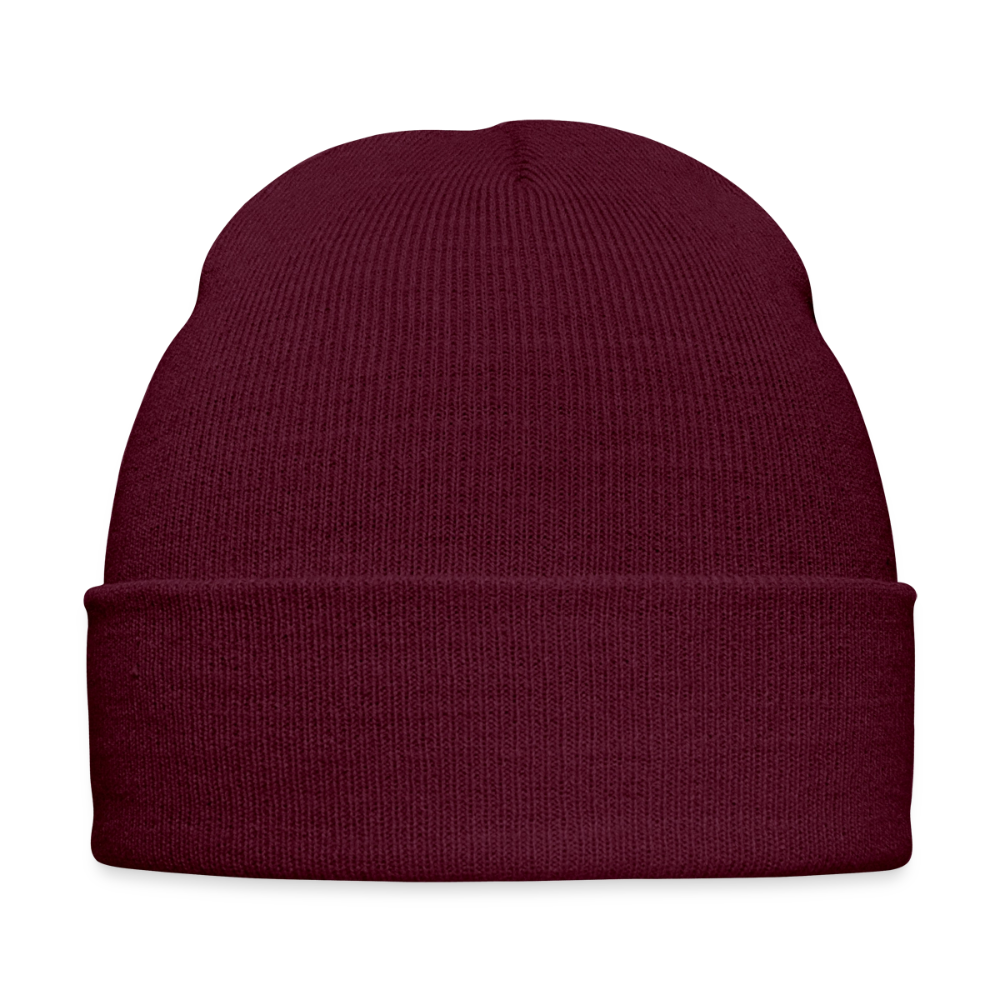 Bonnet d'hiver personnalisable en broderie - bordeaux