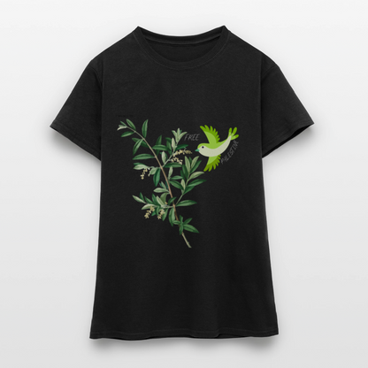 T-shirt Femme - Oiseau - noir