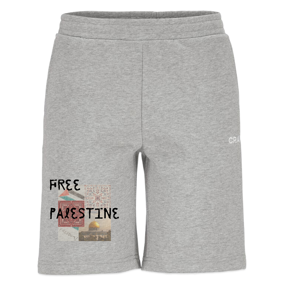Short de jogging CRAFT - gris chiné
