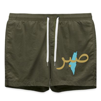 Short de bain - vert olive