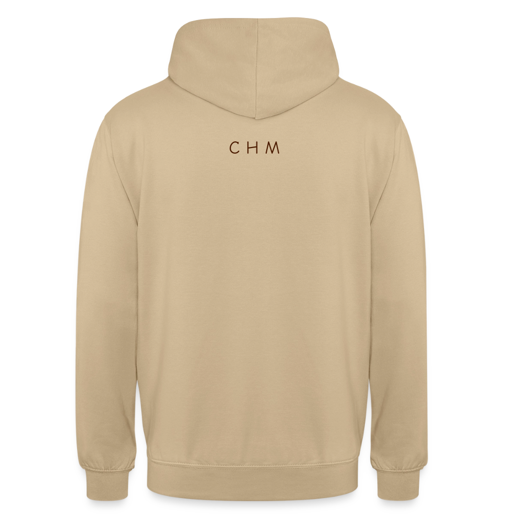 Sweat-shirt à capuche unisexe - beige