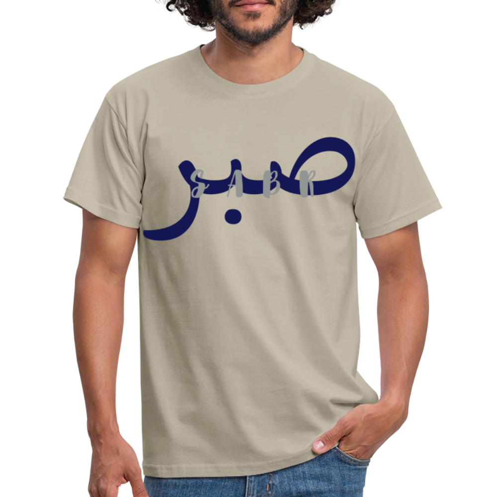 T-shirt Homme - SABR (VELOUR) - beige sable