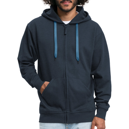 Veste à capuche Premium Homme - marine