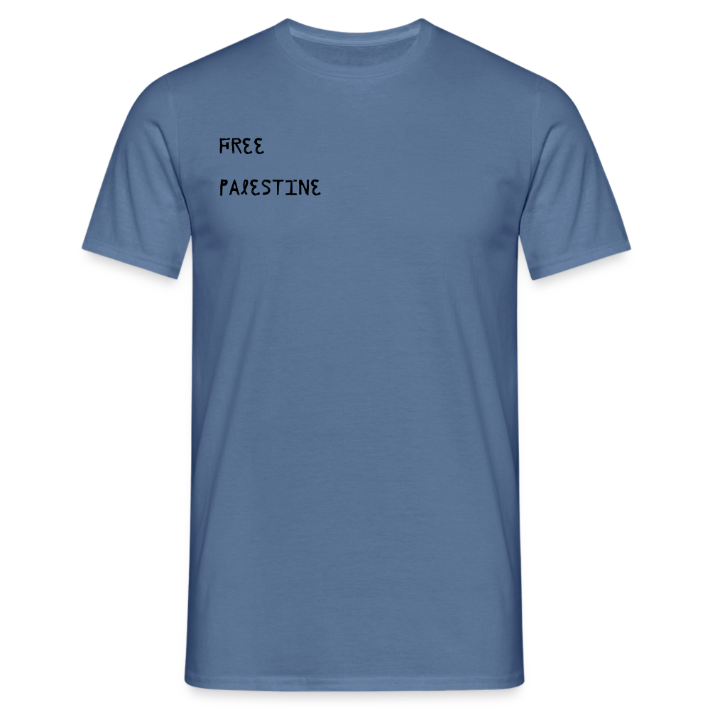 T-shirt Homme - PALESTINE - bleu pigeon 