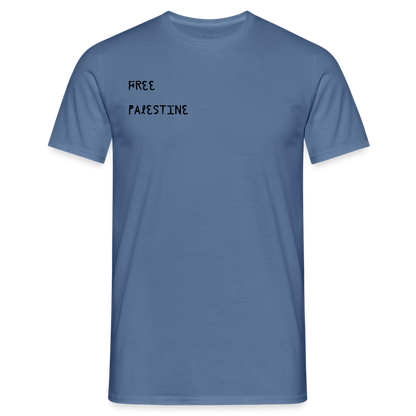 T-shirt Homme - PALESTINE - bleu pigeon 