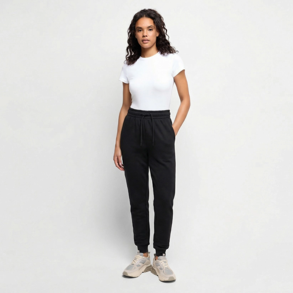 Pantalon de jogging Premium bio Femme - noir